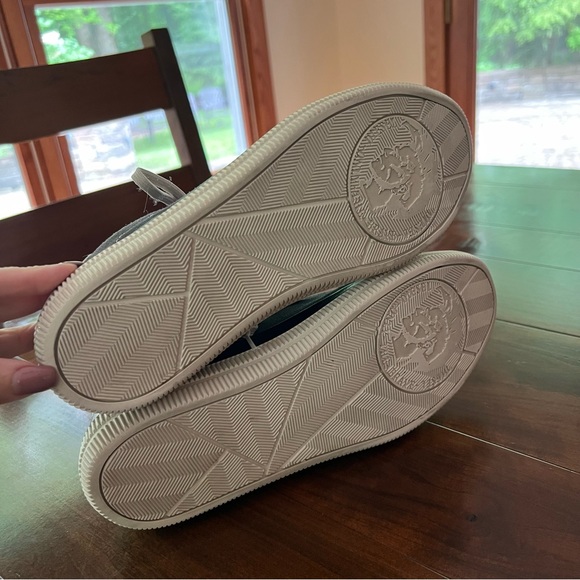 Diesel Gray Suede & Leather Sneakers 7 - Picture 8 of 8